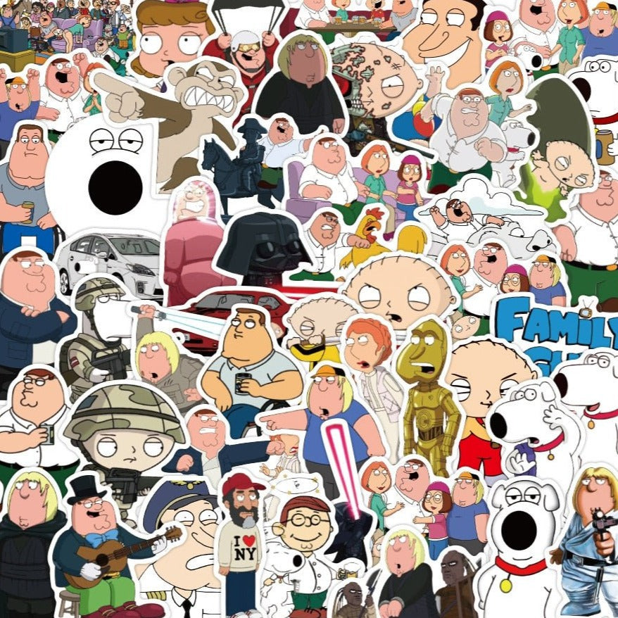 Funny Cartoon Comedy Peter Griffin Family Guy Series Stickers