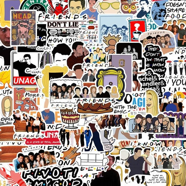 Friends Series TV Show Stickers