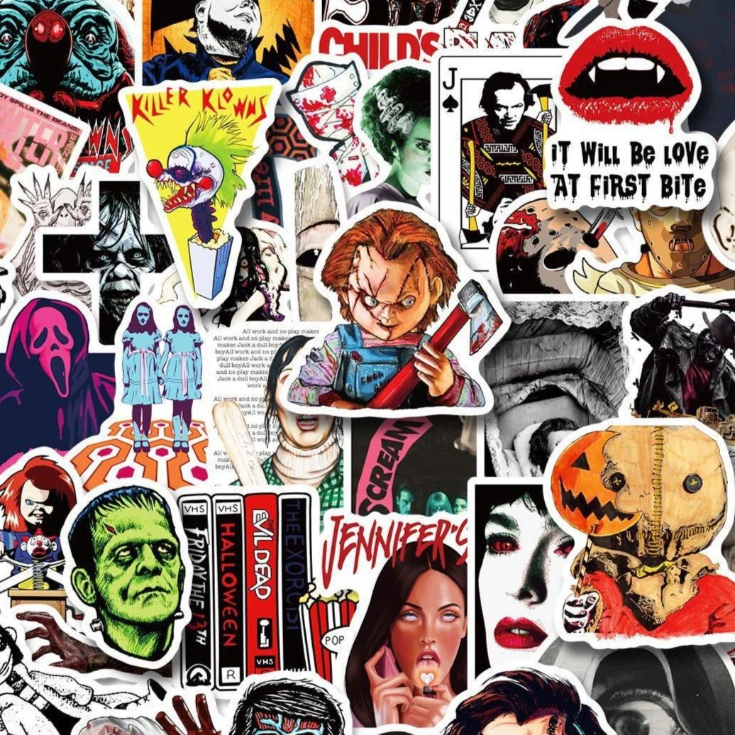 Horror Movie Characters Stickers