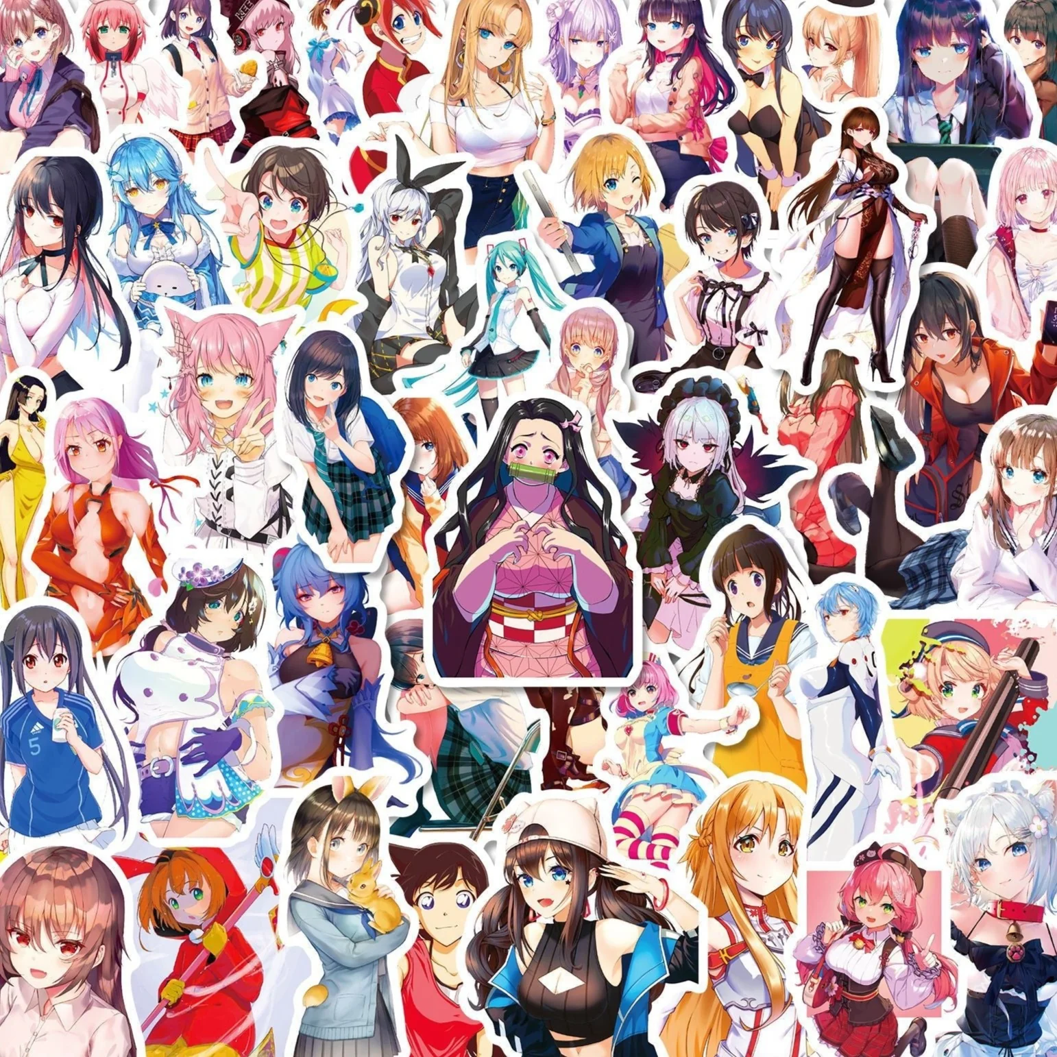 Japanese Anime Girls Stickers
