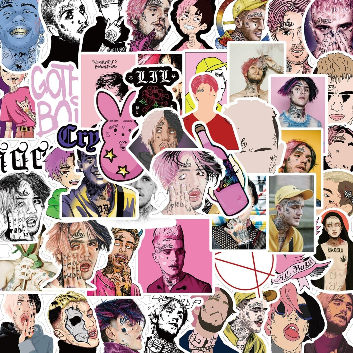 Lil Peep Decal Stickers