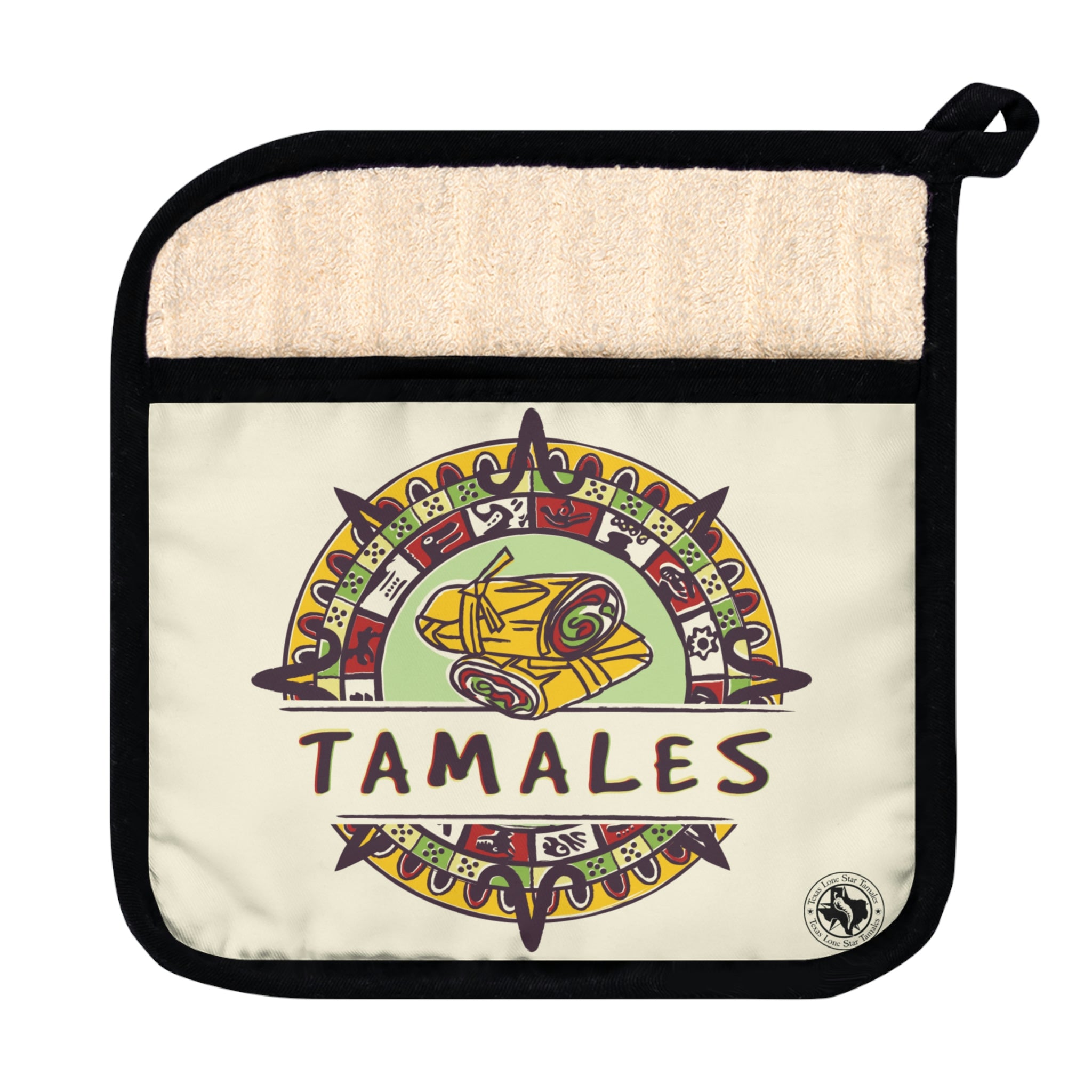 Pot Holder with Pocket | Tamales Motif