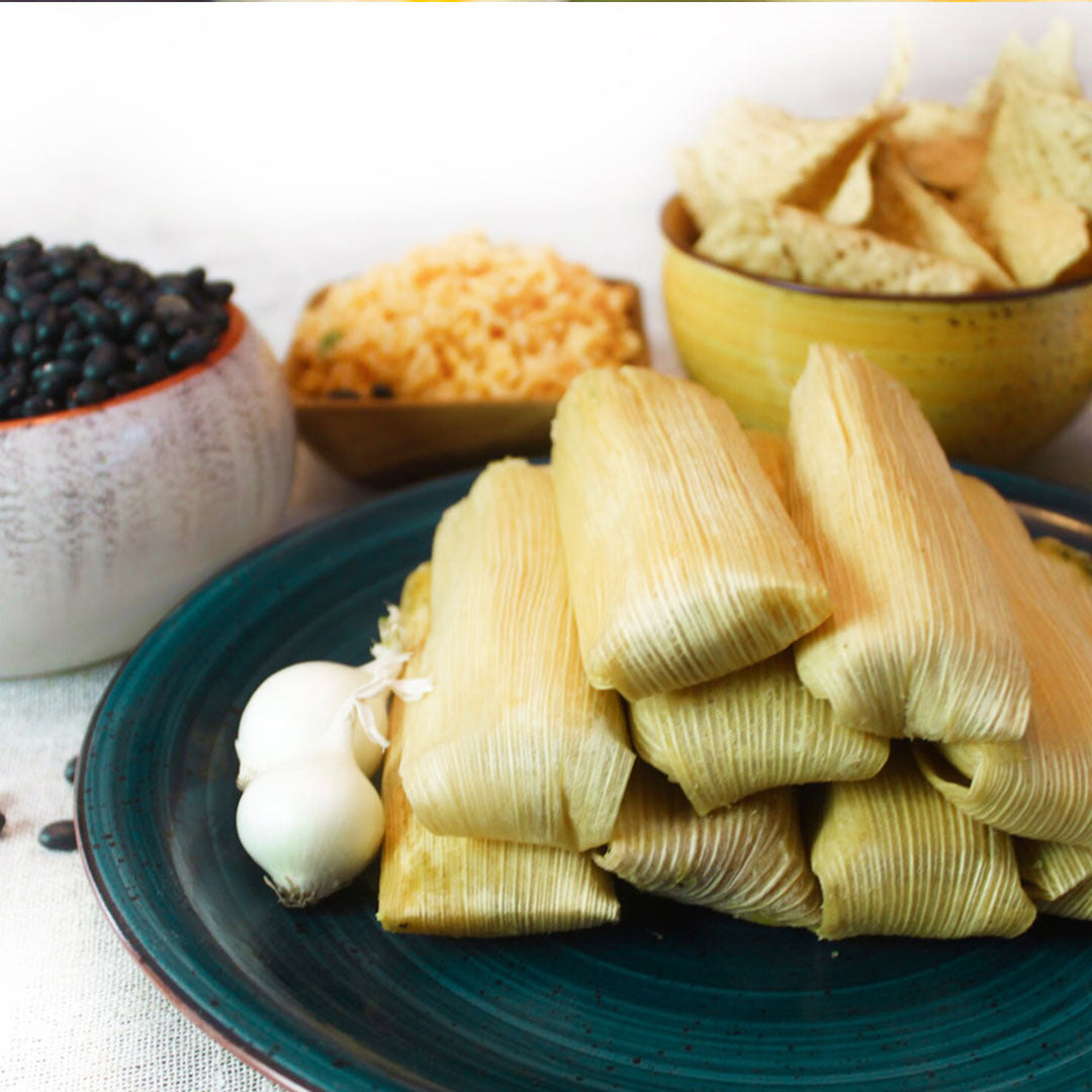 Gourmet Black Bean and Cheese Tamales