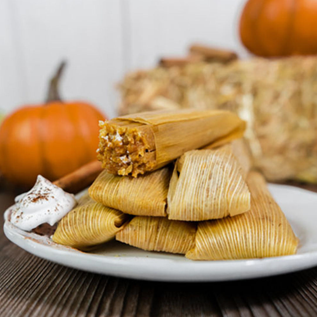 Creamy Pumpkin Tamales