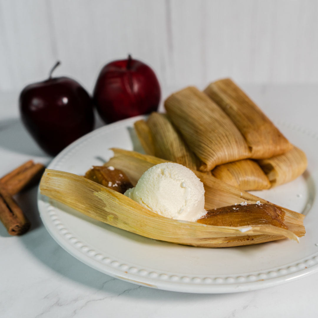 Cinnamon Raisin Apple Tamales