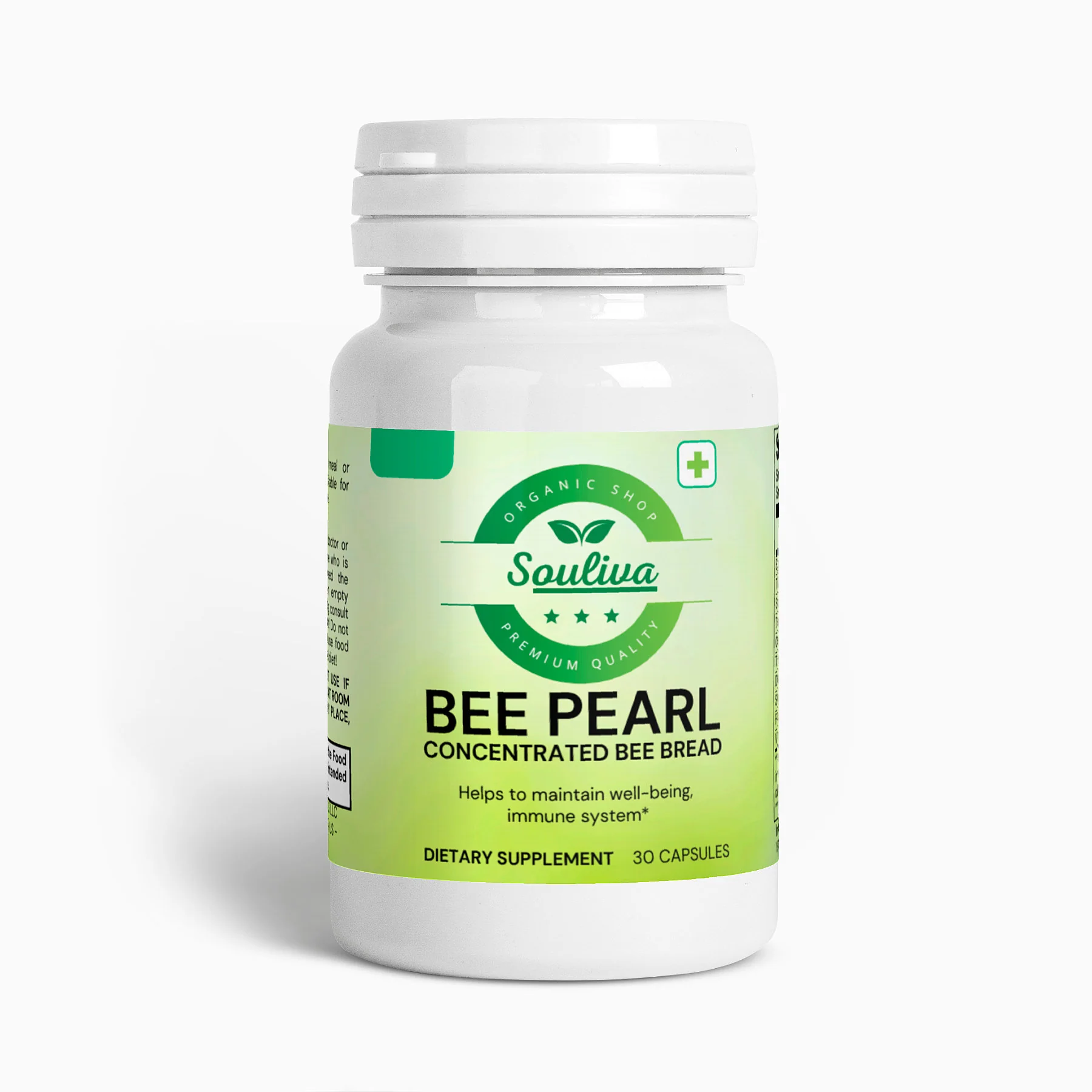 Souliva Bee Pearl – Natural Immune & Energy Support with Vitamins and Omega Fatty Acids, 30 Capsules