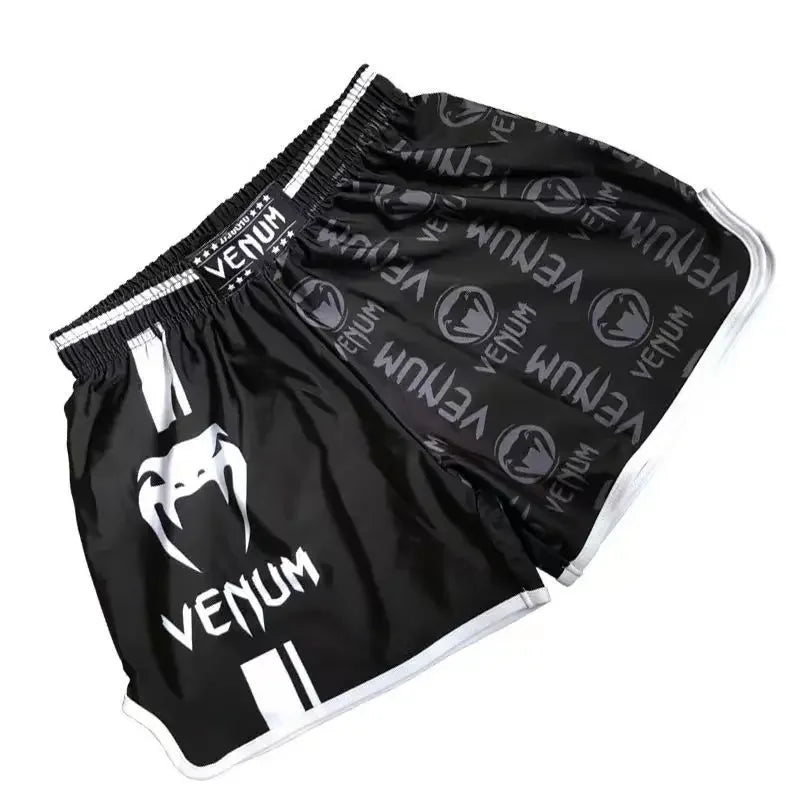 Shorts de Luta MMA para Academia, Muay Thai, Boxe, Treino Esportivo 2024, Secagem Rápida, Fitness.