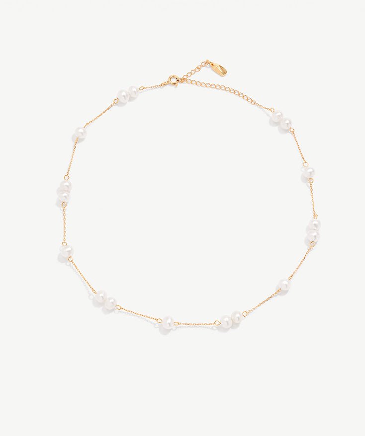 Ocean Pearl Bubble Charm Choker