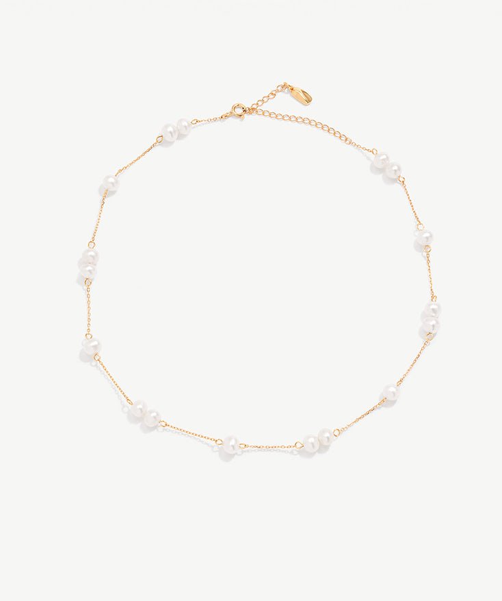 Ocean Pearl Bubble Charm Choker