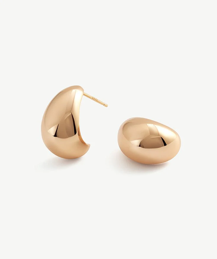 Classic Dome Hoop Earrings