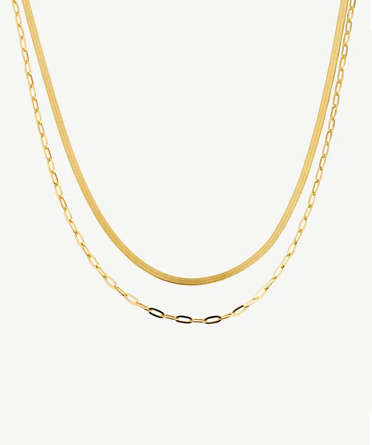 Classic Double Chain Necklace