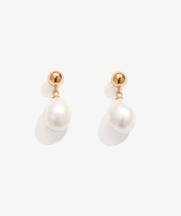 Classic Pearl Drop Earrings