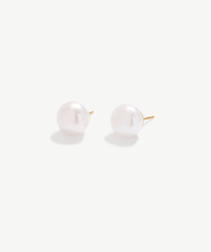 Classic Pearl Stud Earrings