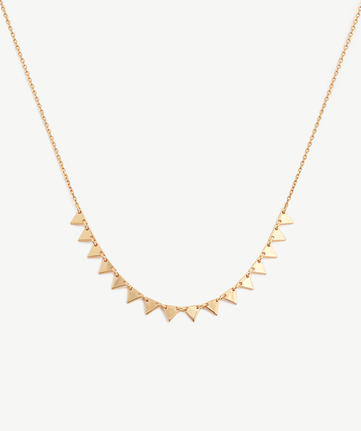 Modern Triangle Chain Necklace