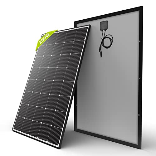 250W 15V Monocrystalline Solar Panel Suitable for 12V Off-Grid Charge