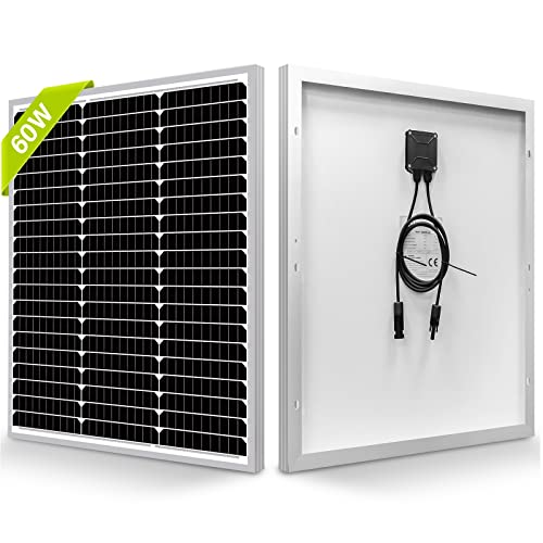 60W(Watt) Solar Panel High-Efficiency Monocrystalline 24V PV Module