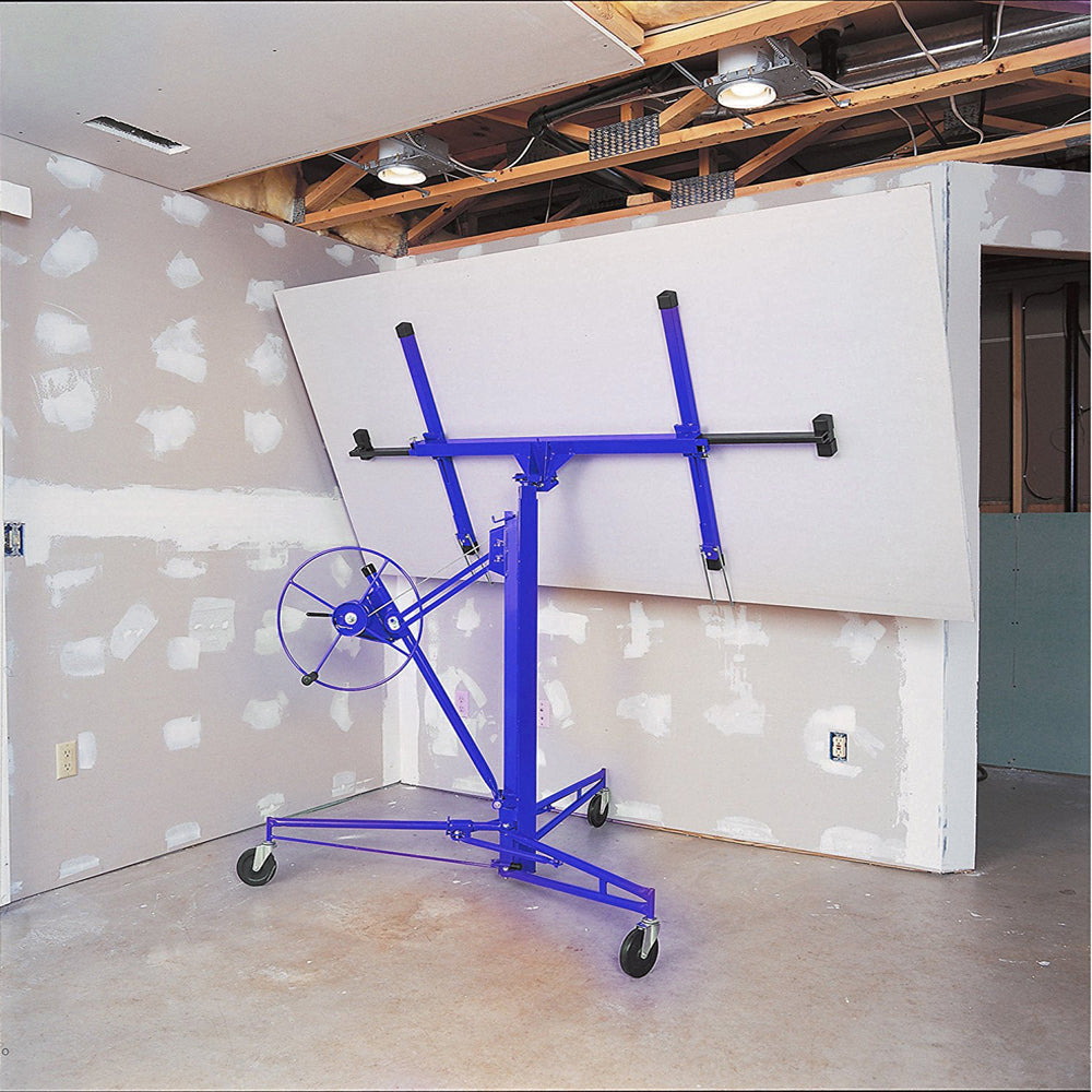 11 Ft Drywall Lifter Panel Hoist with Rolling Casters