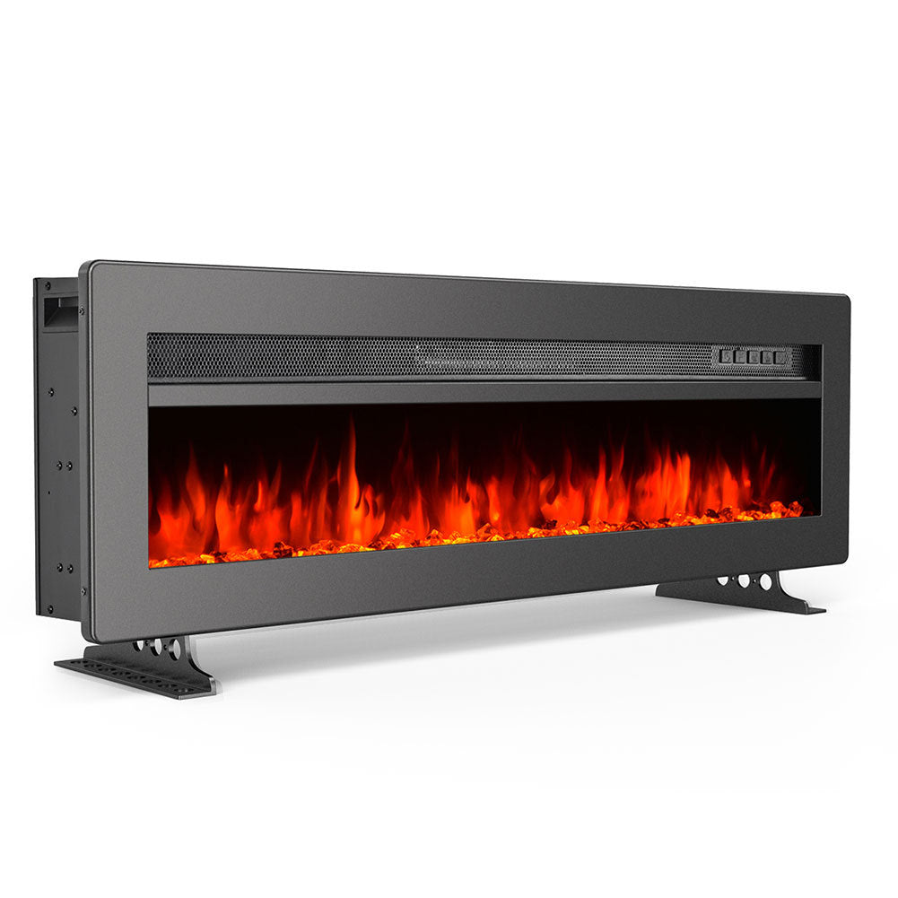 40 Inch Wall Mounted/Freestanding Electric Fireplace with Adjustable Flames