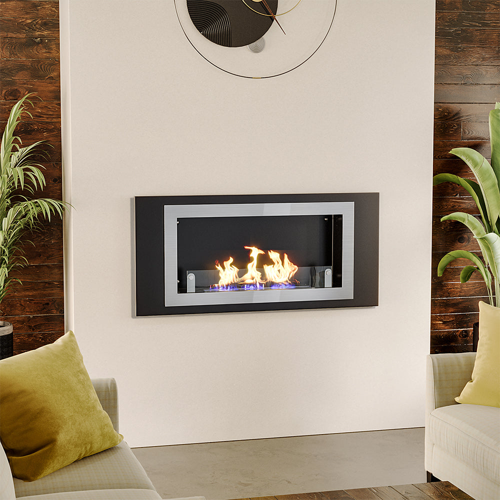 Bio Ethanol Fireplace Modern Home Deco Inset Fireplace Biofire Fire Wall Mounted