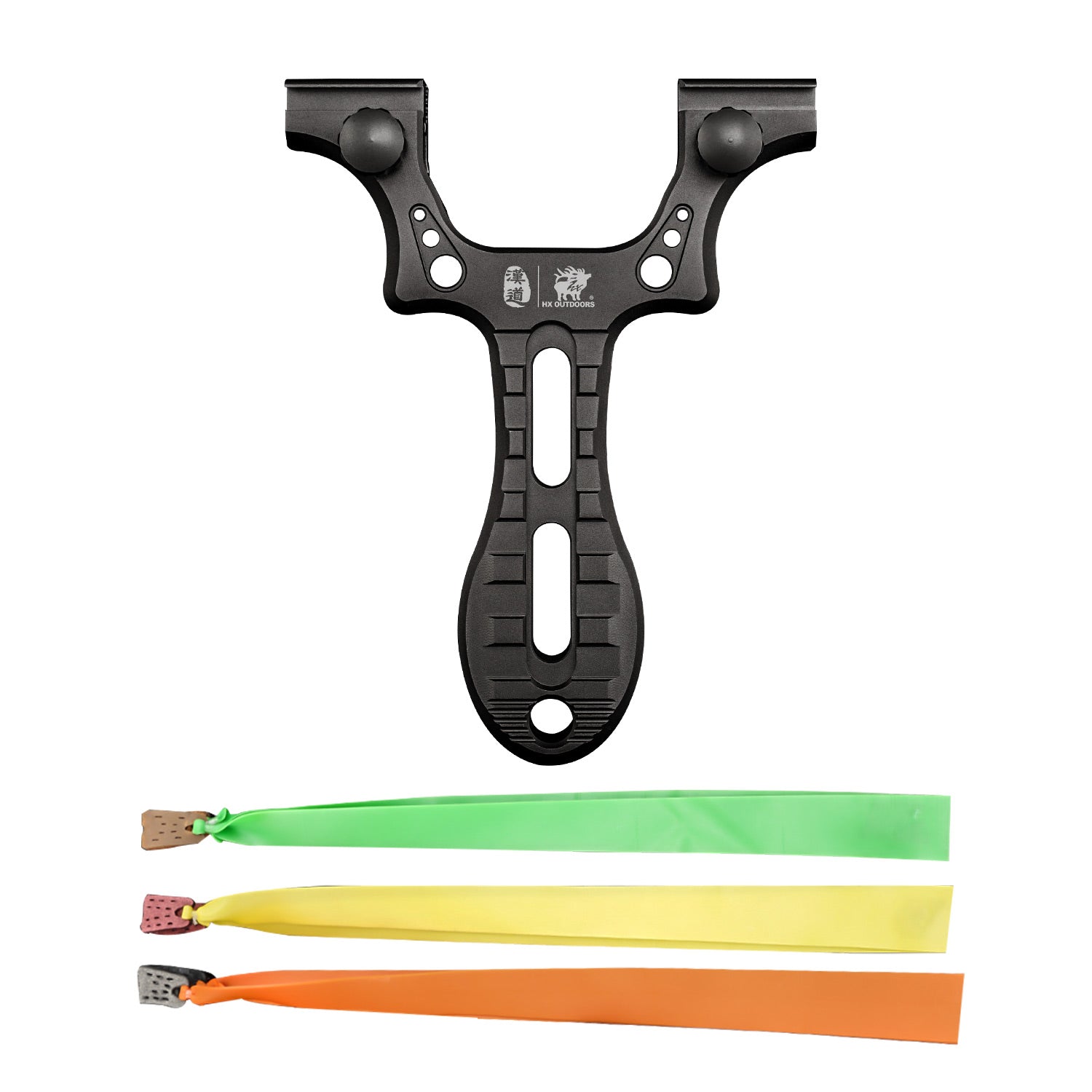 ROCK Slingshot Black (4.33'' Aluminum Alloy) EDC-079A