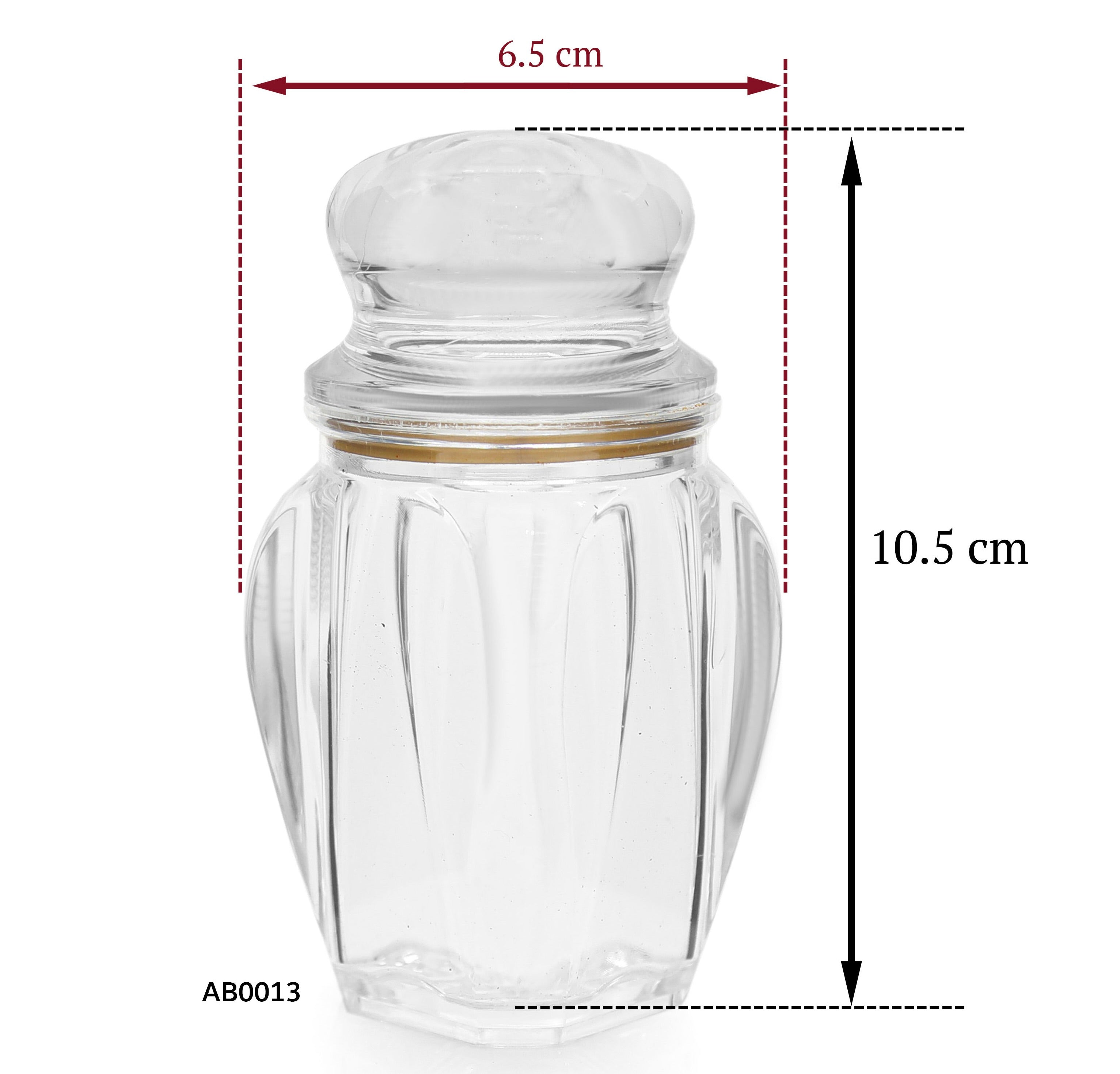 Acrylic Jar Oval shape