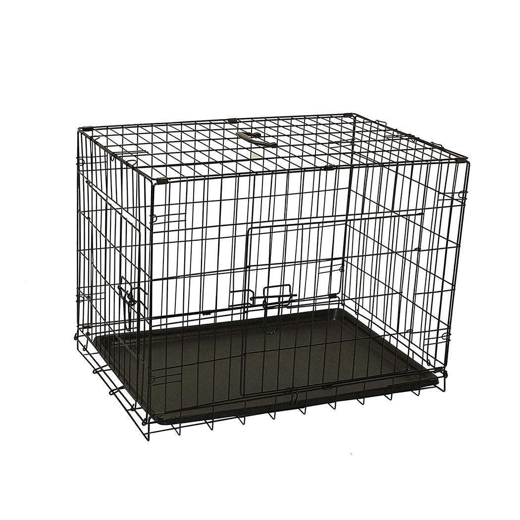 PaWz Pet Dog Crate Metal With Bed 30"