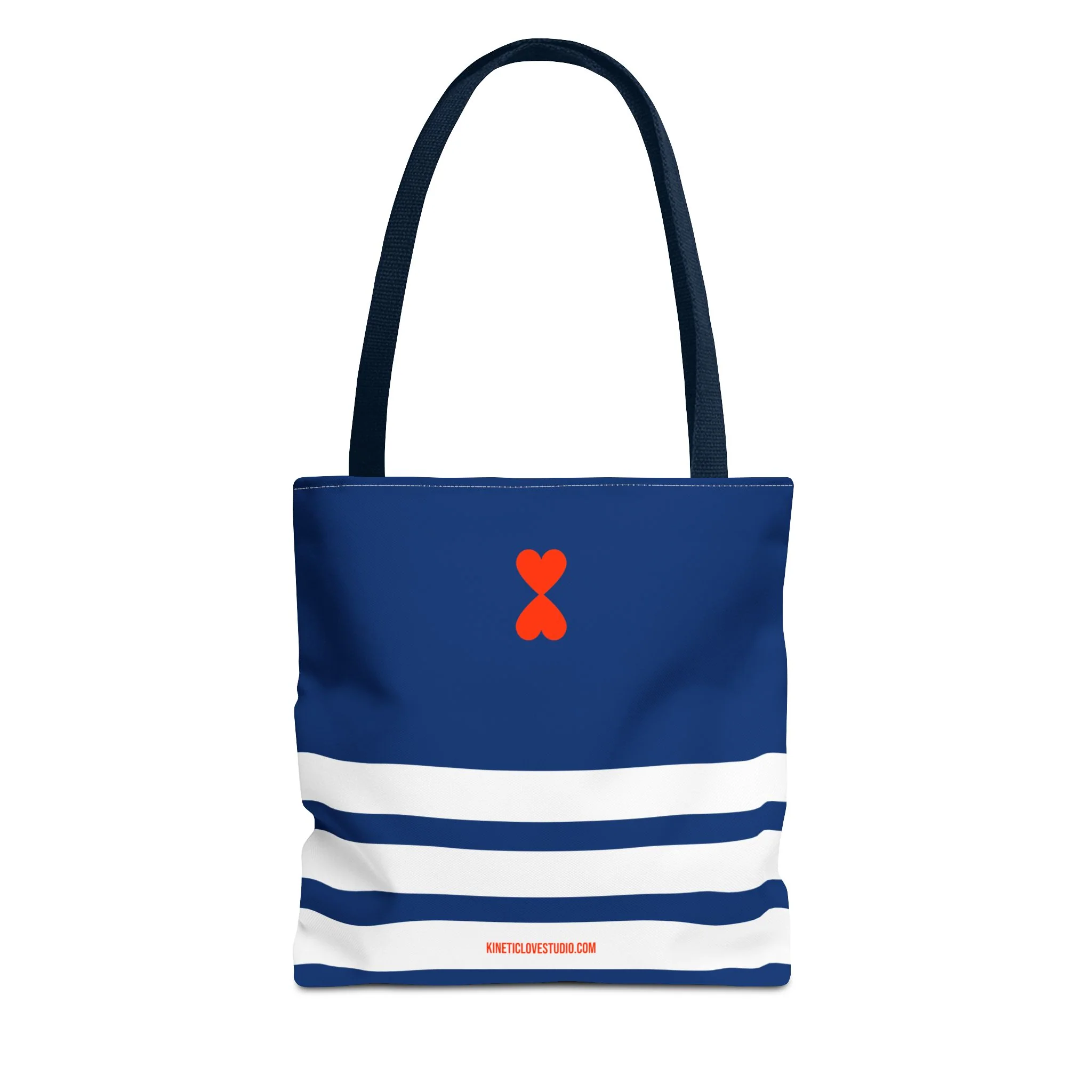 Striped Tote Bag - Navy & White French Chic Stylish Gift Item