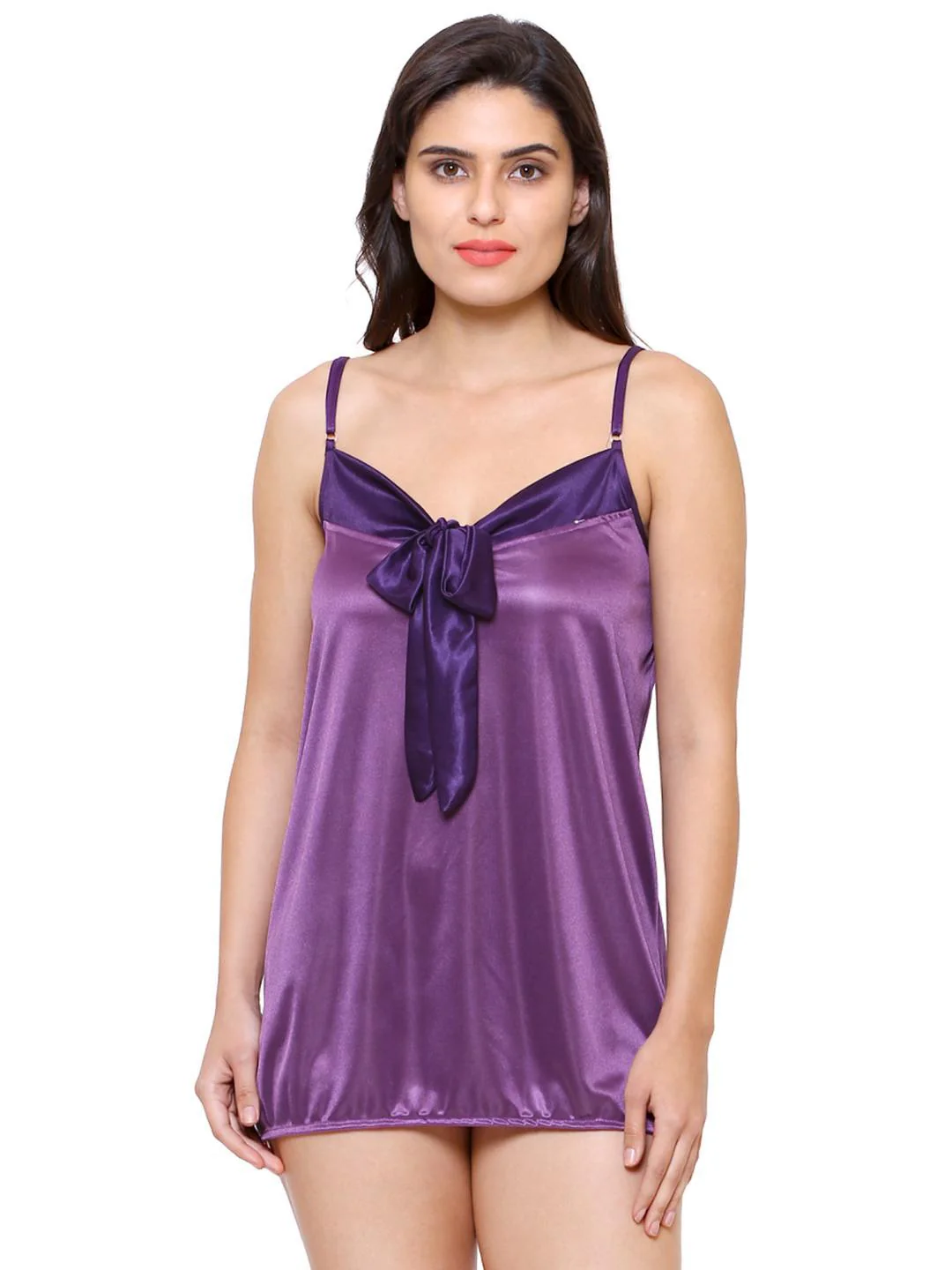 Klamotten Women's  Satin Babydoll Dress X57