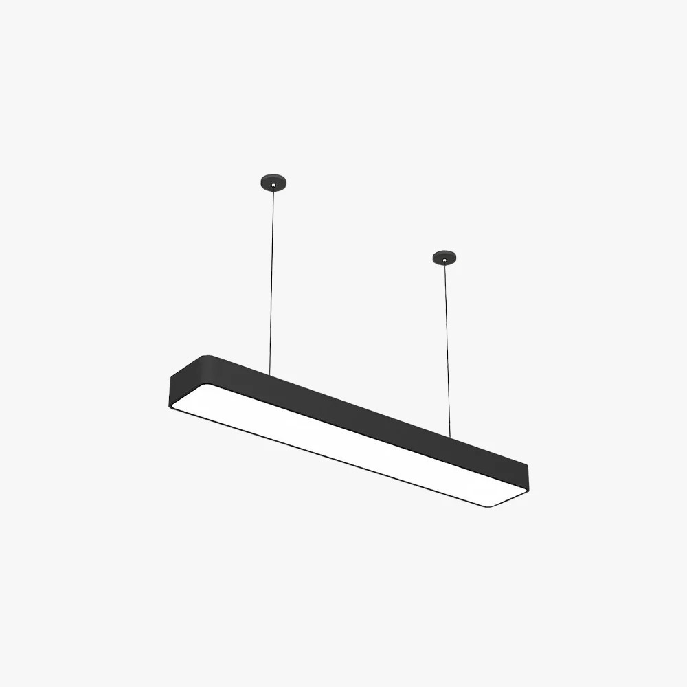 Edge Minimalist Rectangular LED Pendant Light Acrylic Office