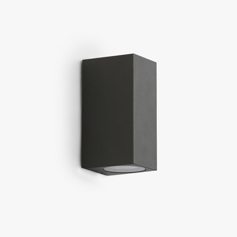 Orr Minimalist Metal Square Outdoor Wall Lamp