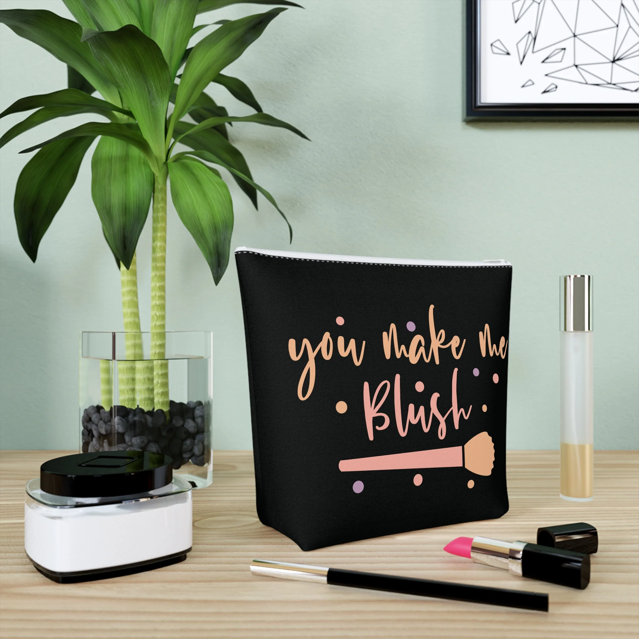 "You make me Blush" Cosmetic Bag