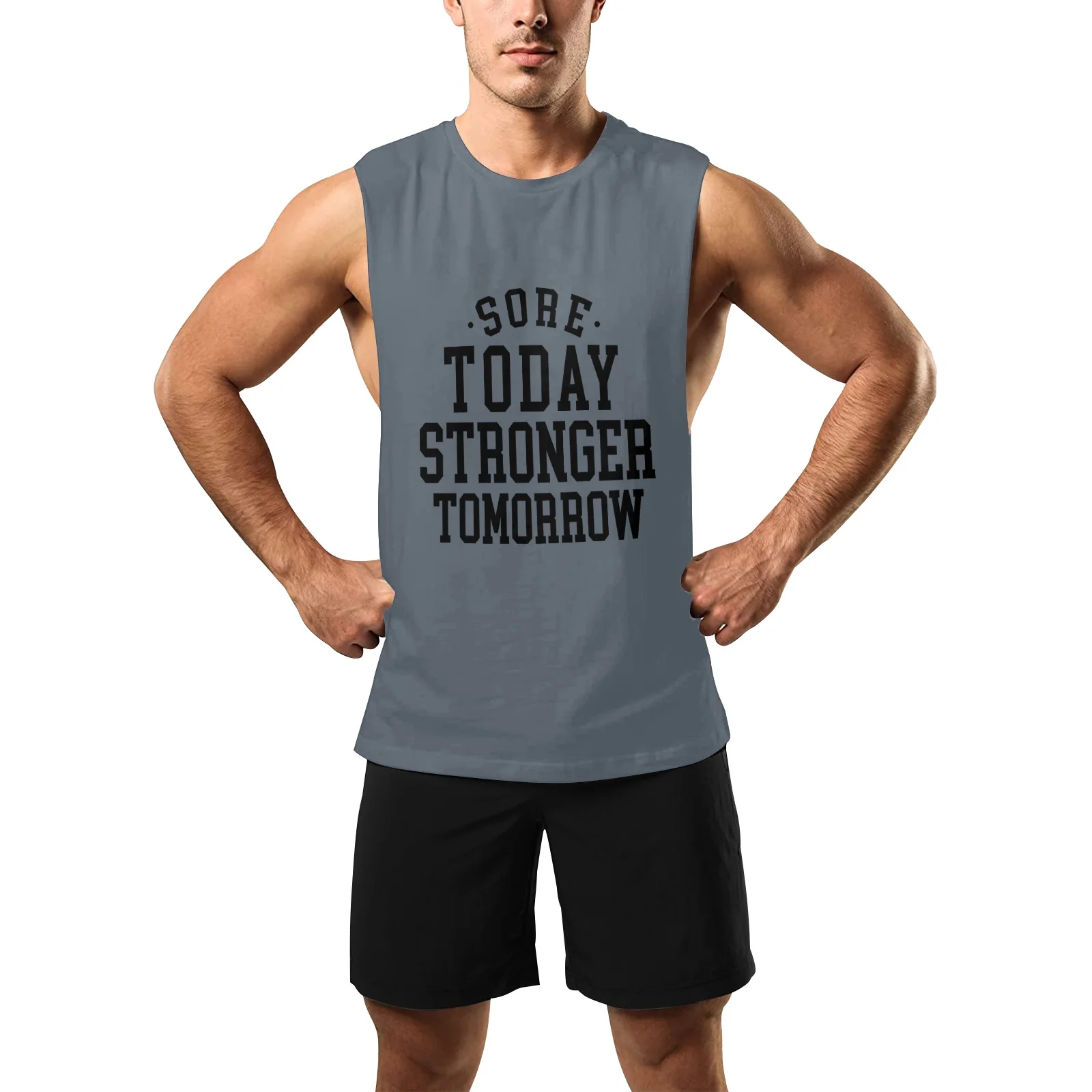 "Sore Today Stronger Tomorrow" Men's Workout Tank Top