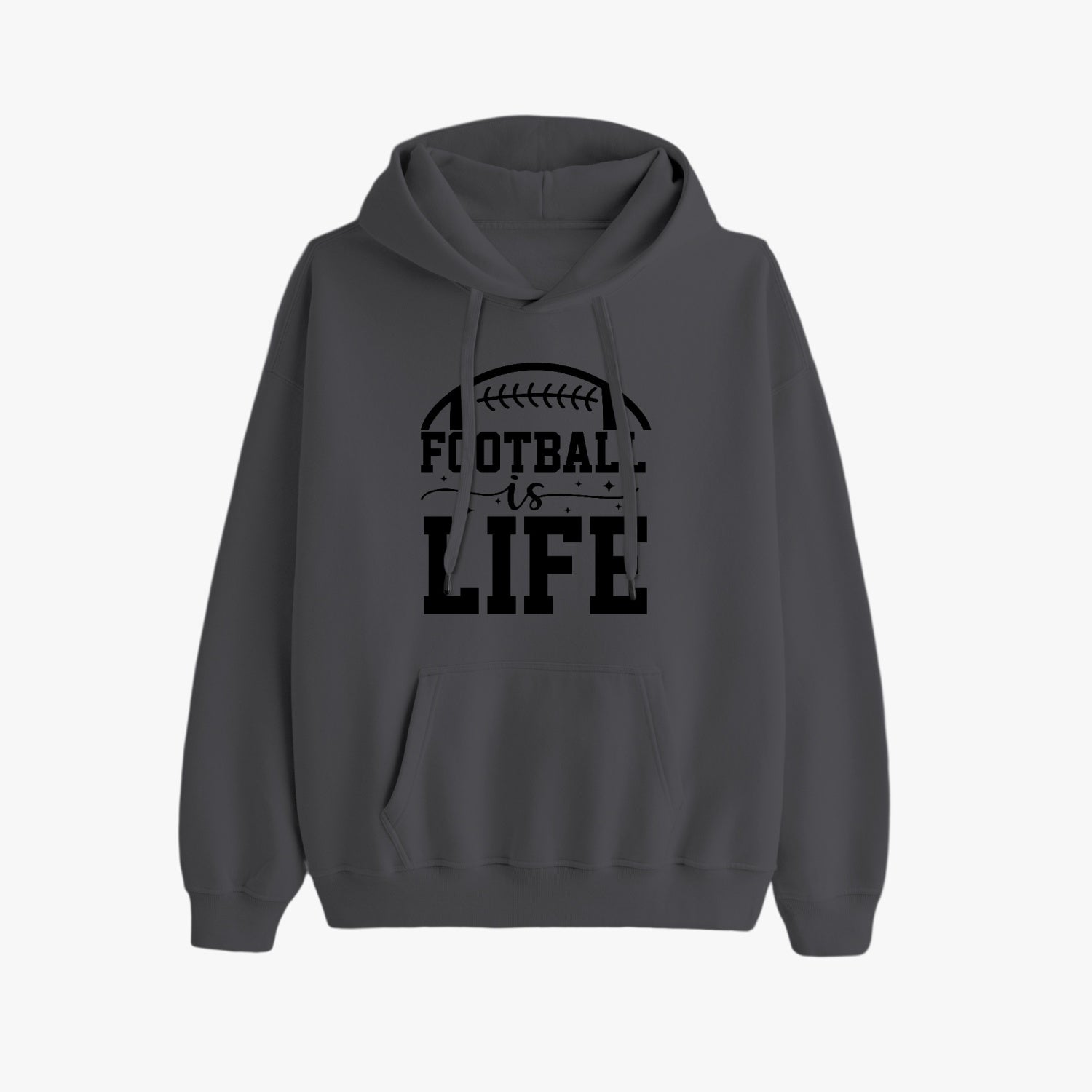 Men's Casual Football Graphic Hoodie