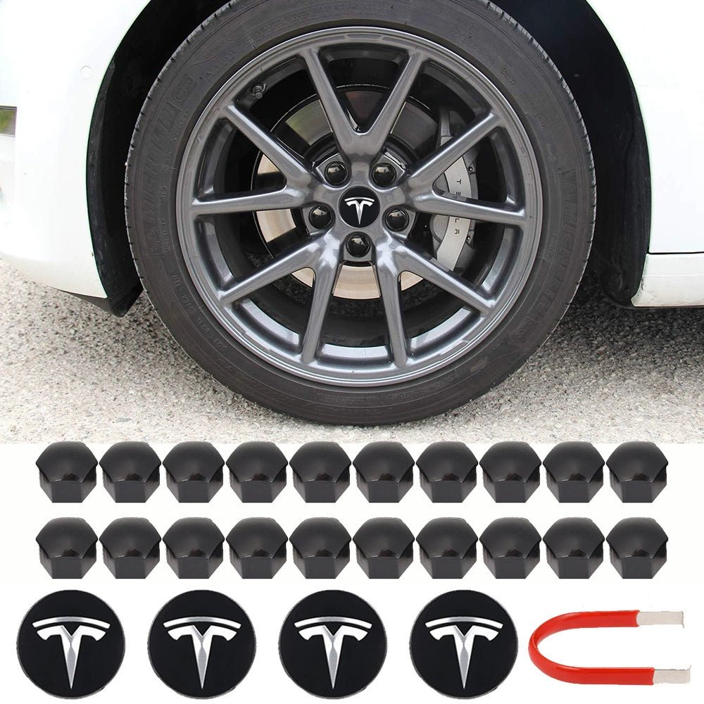 Center Wheel Center Cap Kit With Puller for Tesla Model 3/Y/S/X