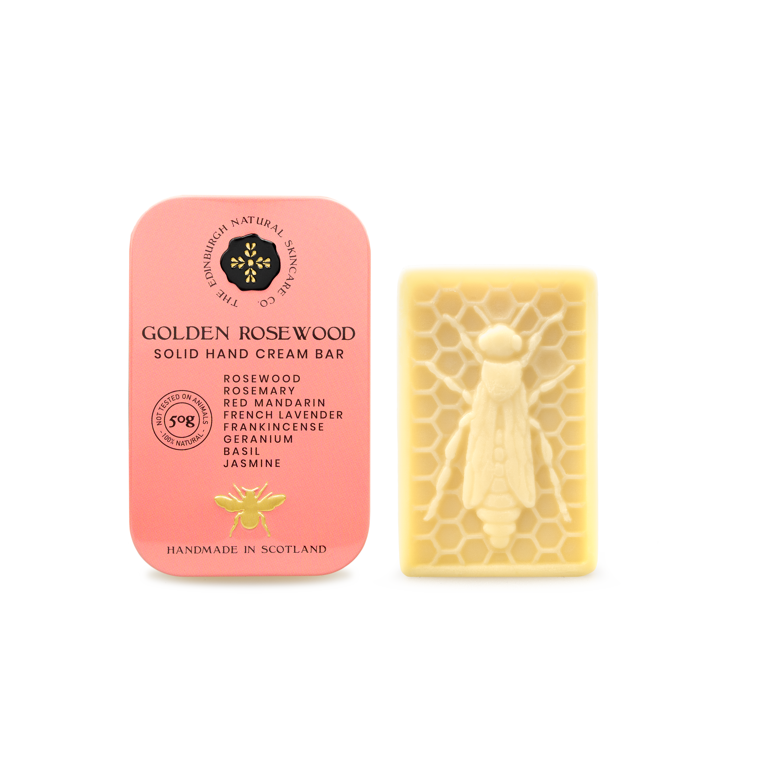 GOLDEN ROSEWOOD LUXURY HAND CREAM BAR...WOODY, HERBY WARM CITRUS.