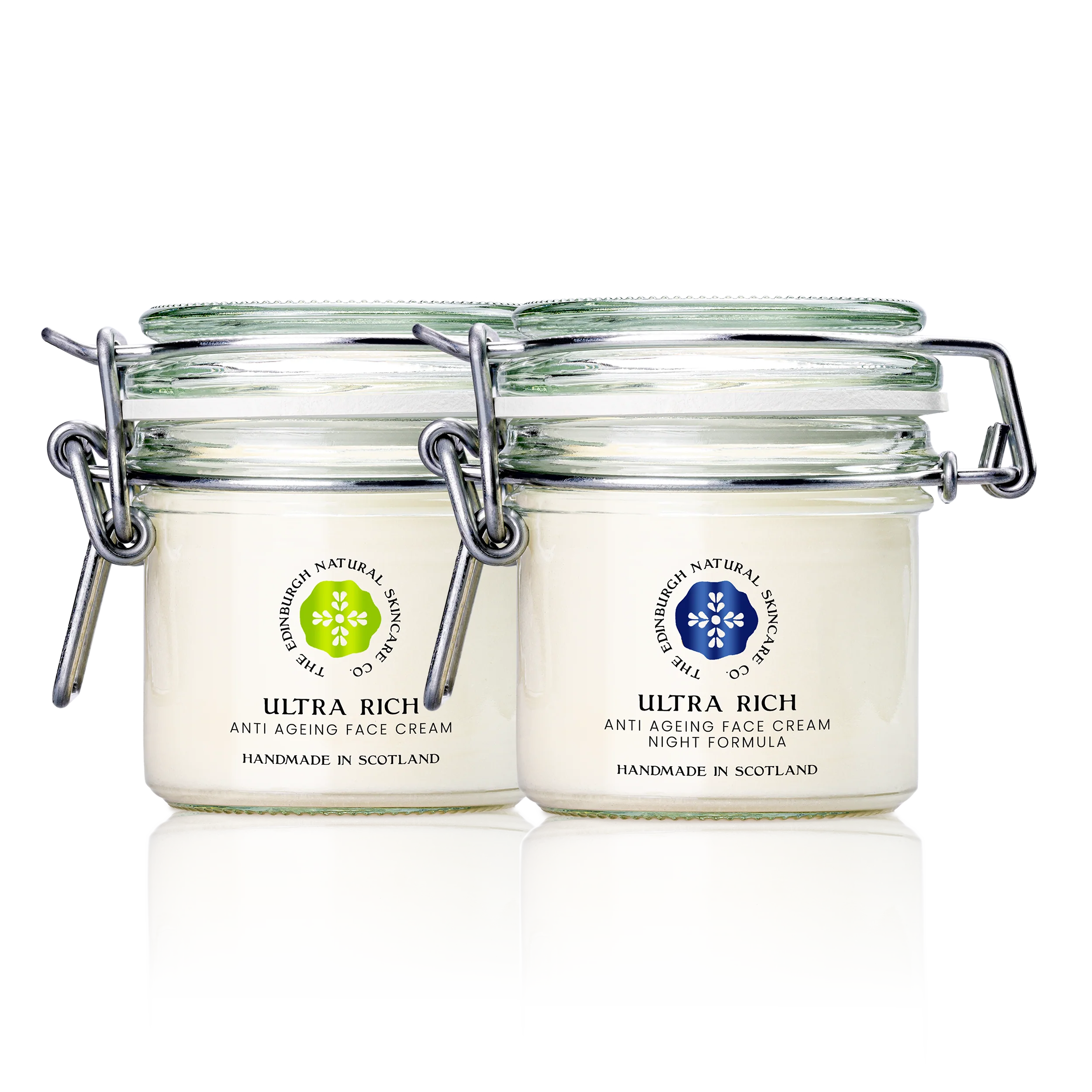 ULTRA RICH ANTI AGEING FACE CREAM NIGHT AND DAY FORMULA. HAND MADE IN SCOTLAND