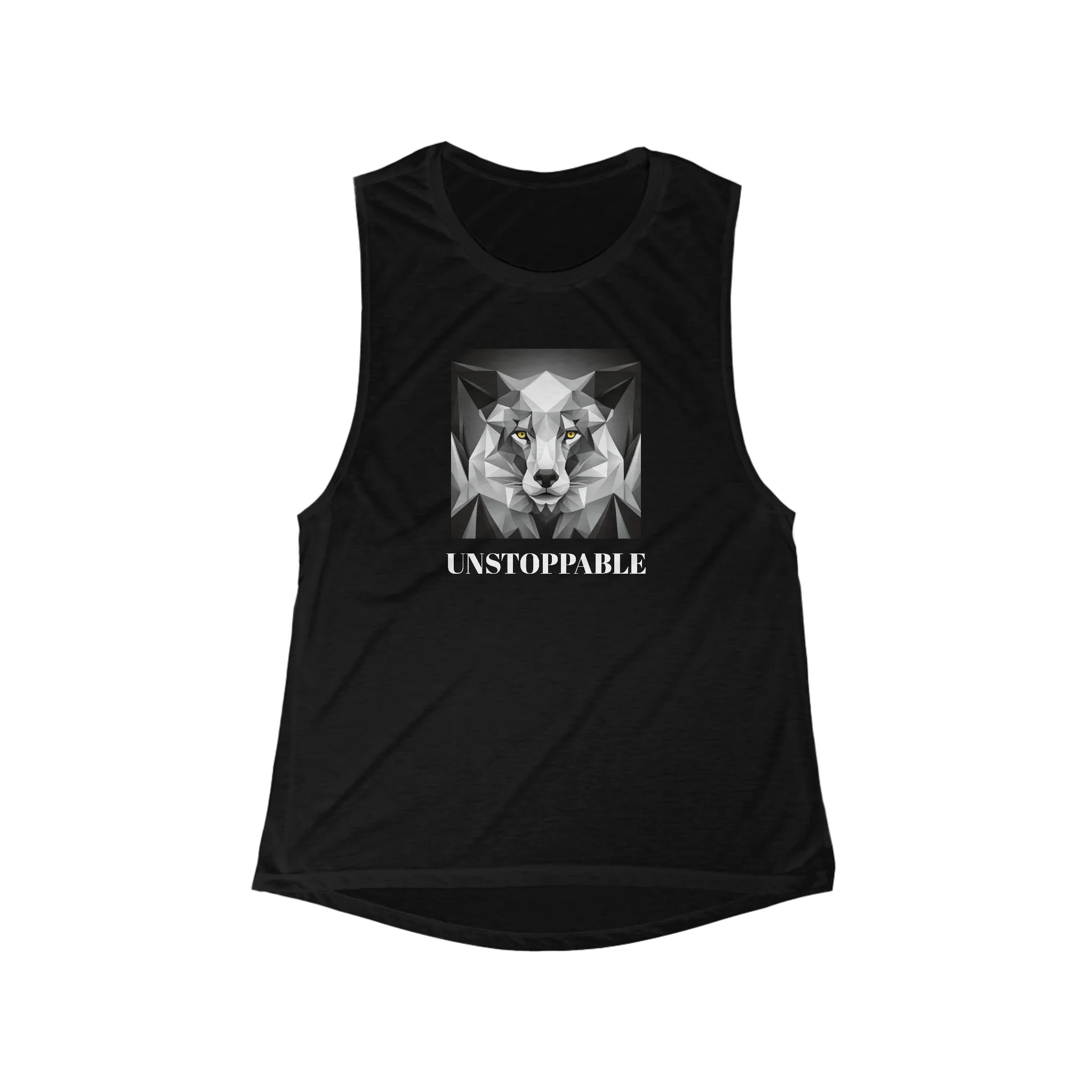Untoppable Lion Women's Flowy Scoop Muscle Tank