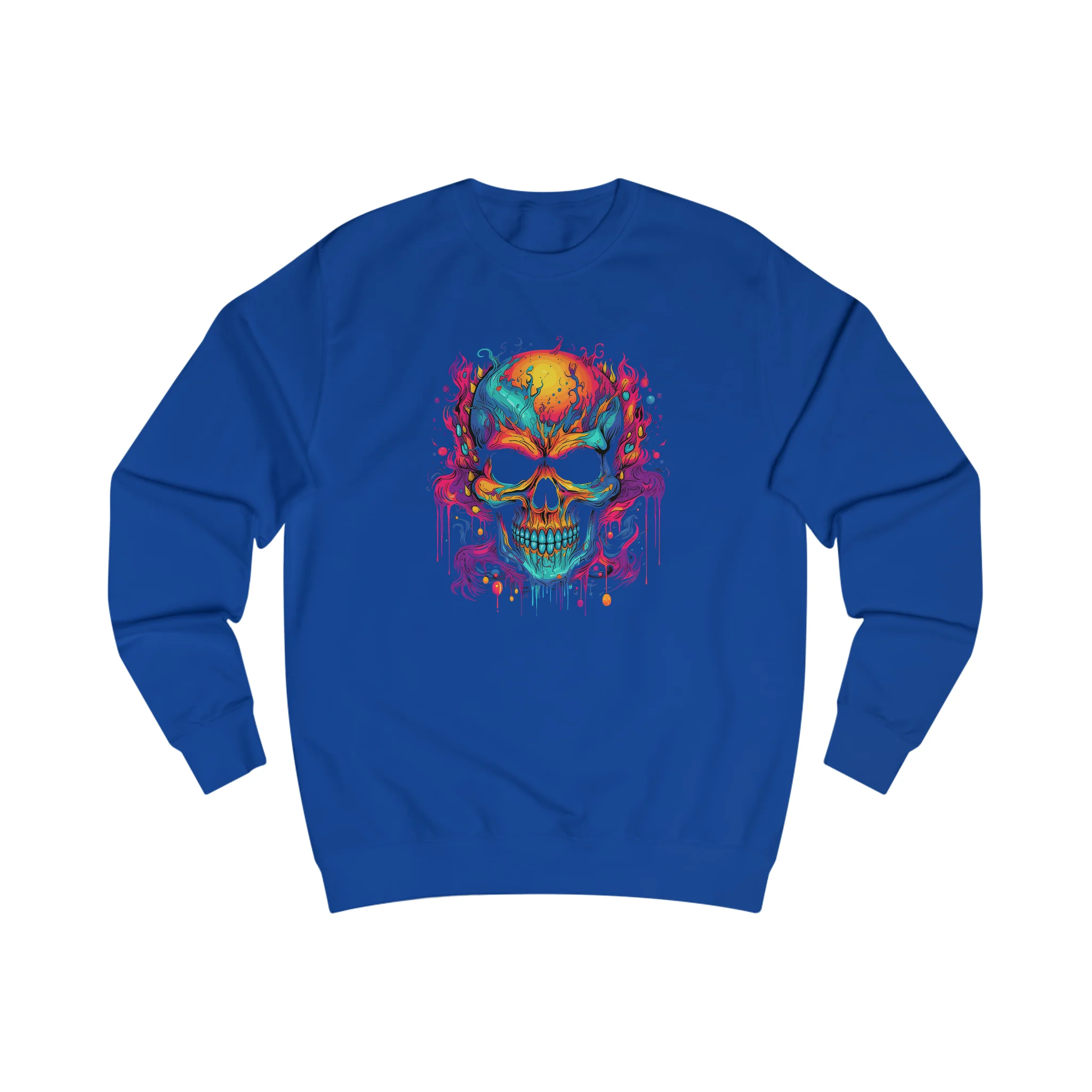 Men's Sweatshirt Psychedelic Skeleton