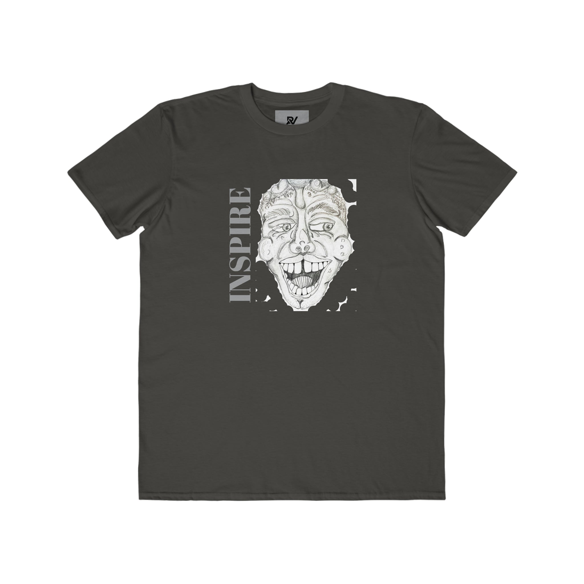 Men's Lightweight Fashion Tee  Eclectic Crazy Face