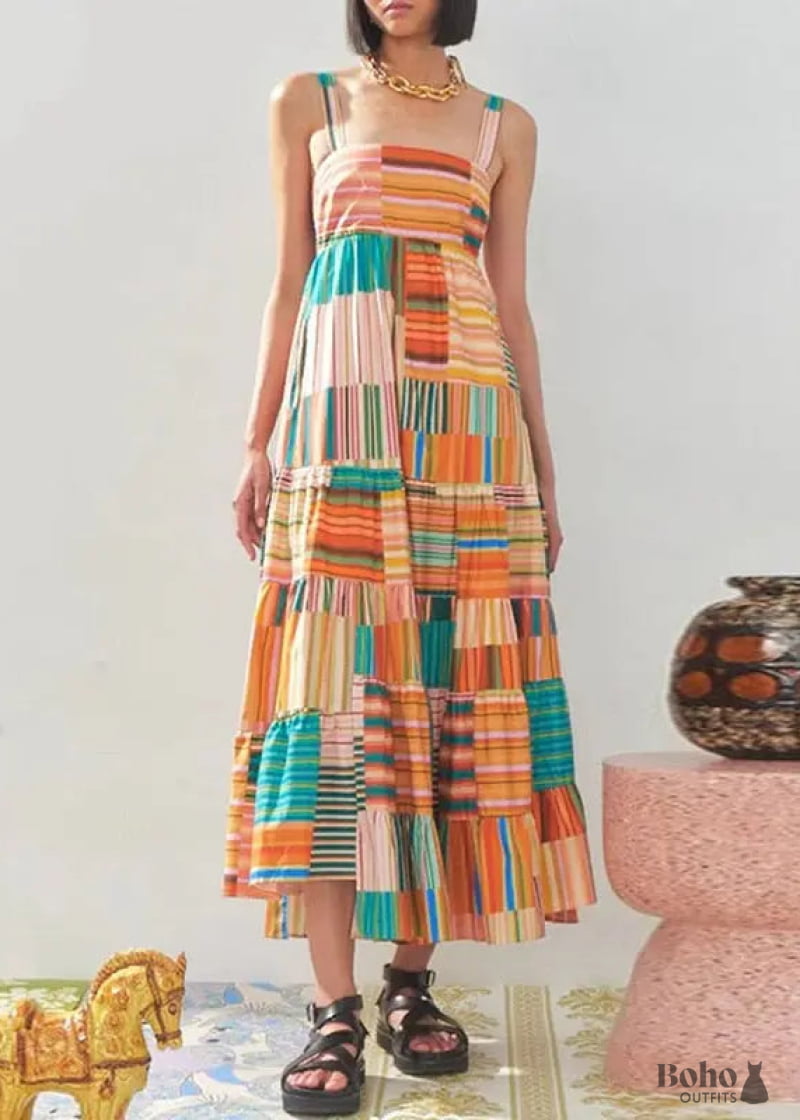 Boho Midi Dress Gila