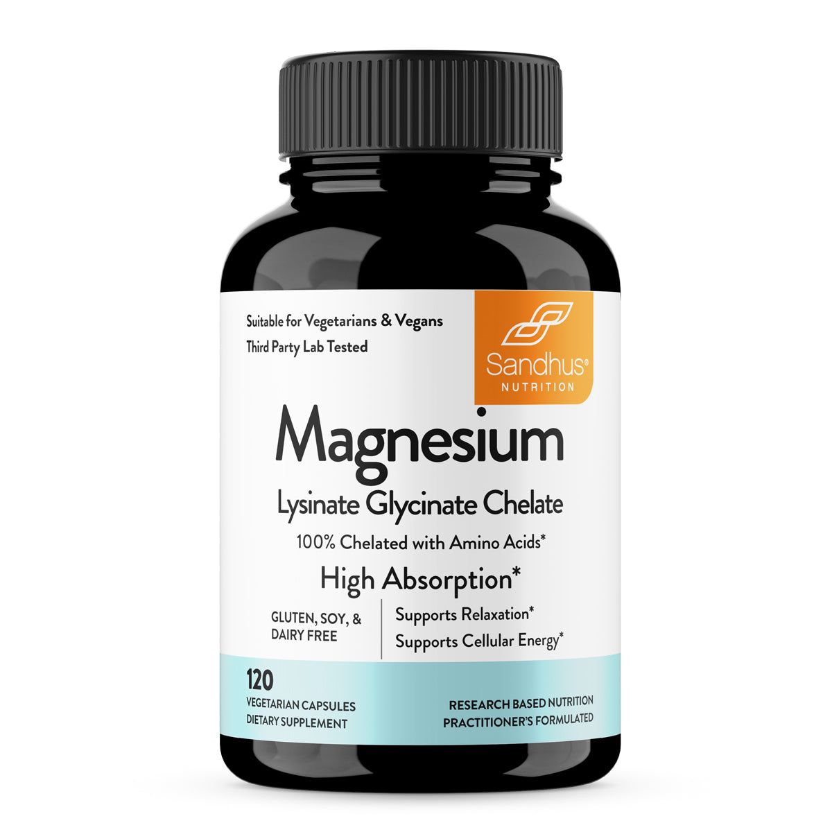 Magnesium Glycinate Lysinate Capsules 120 Ct