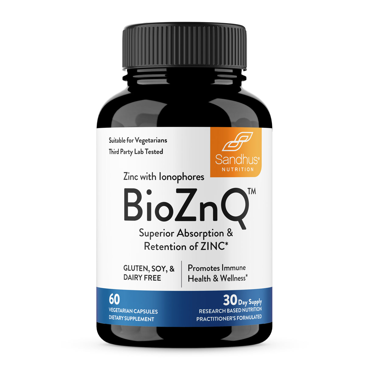 BioZnQ - Zinc with Quercetin Capsules 60 Ct