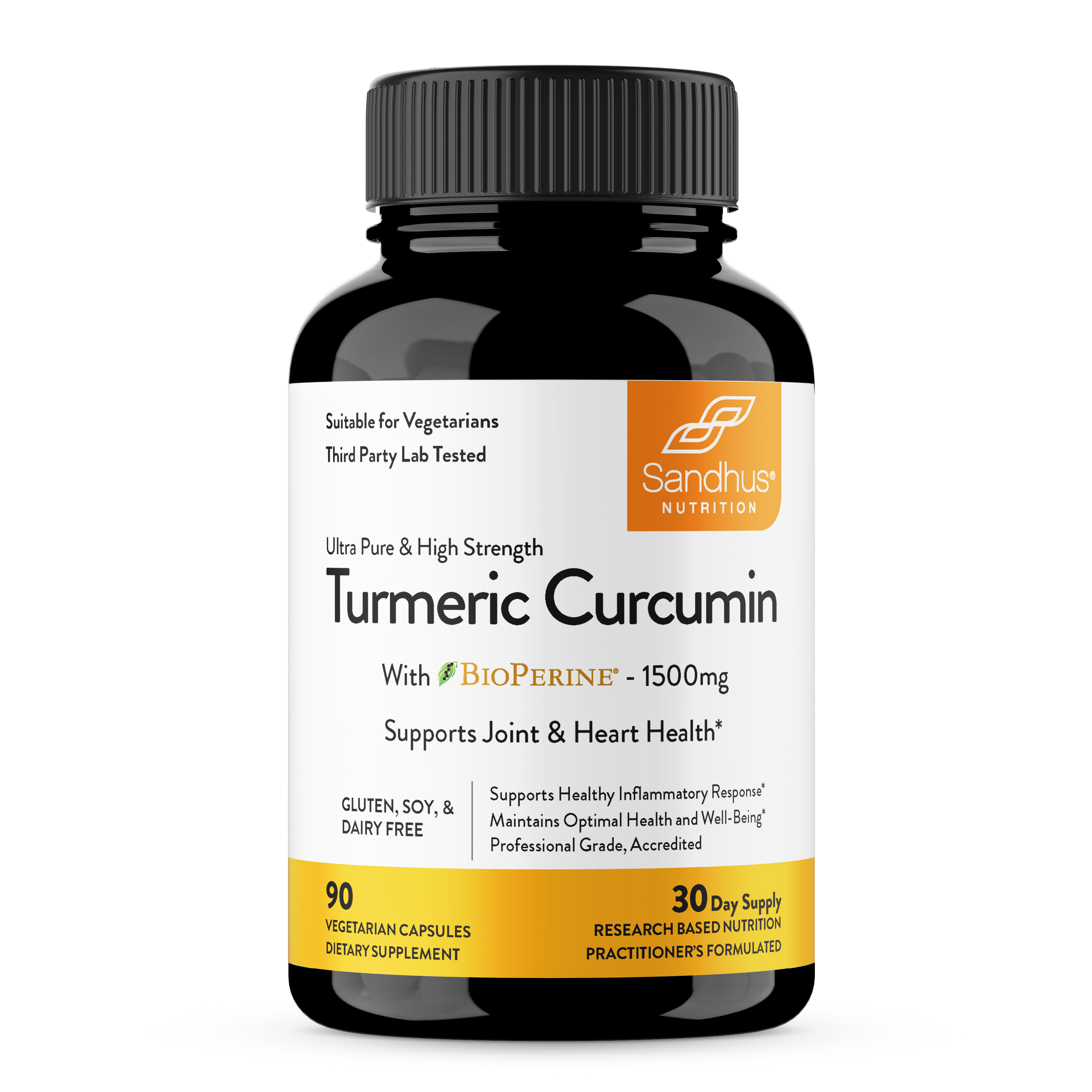 Turmeric Curcumin Capsules 90 Ct