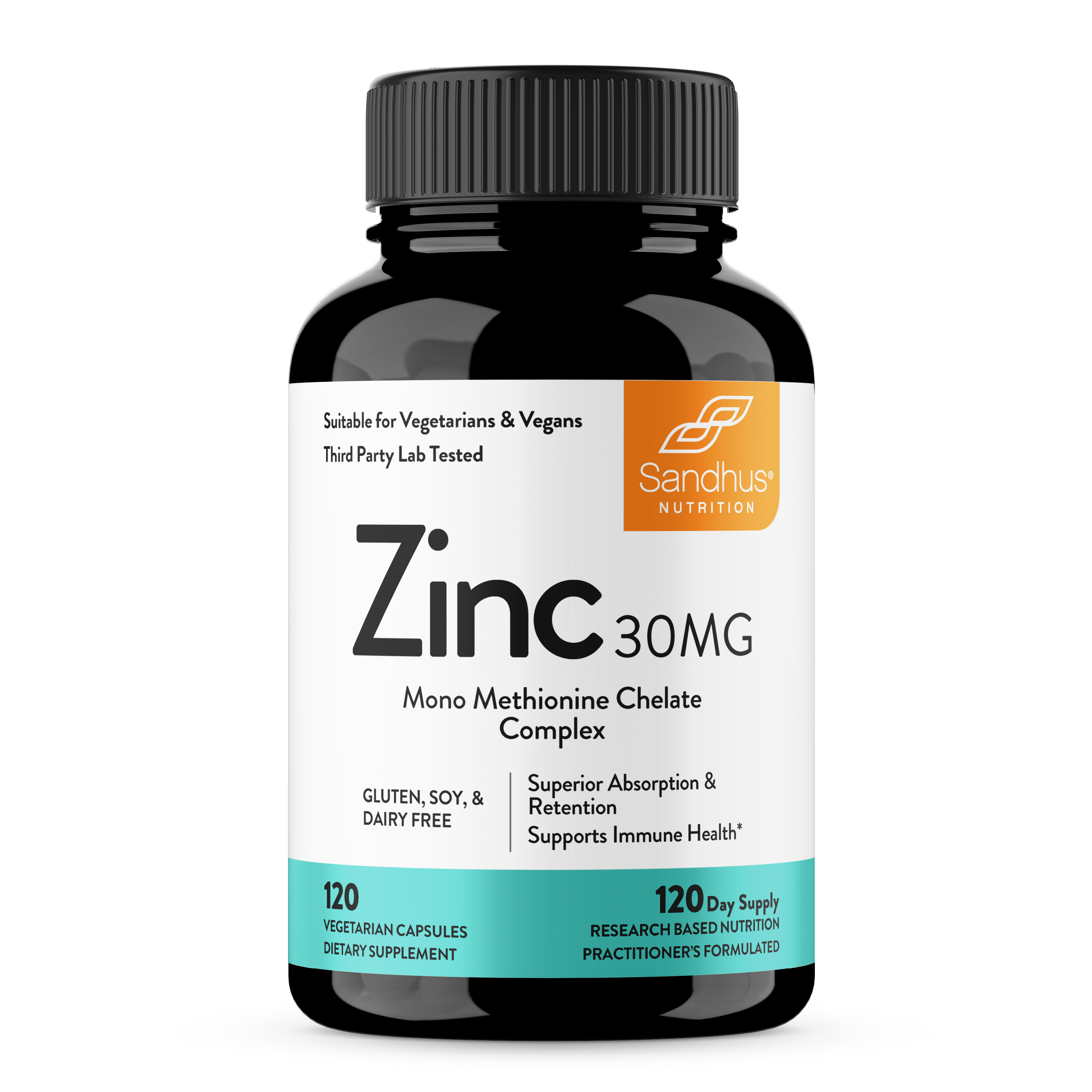 Zinc 30 mg Capsules 120 Ct