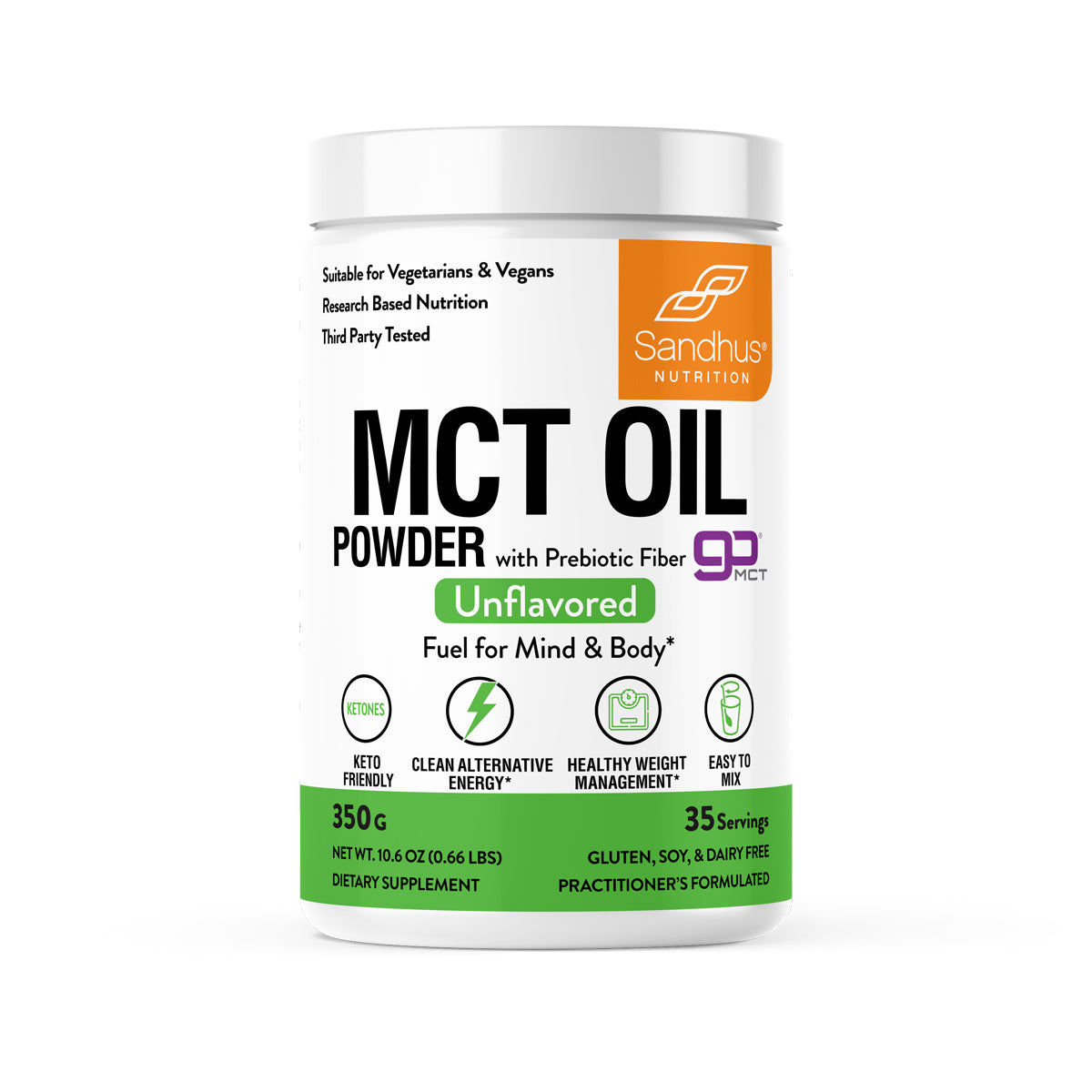 MCT Oil Powder with Prebiotic Fiber 0.66 LBS