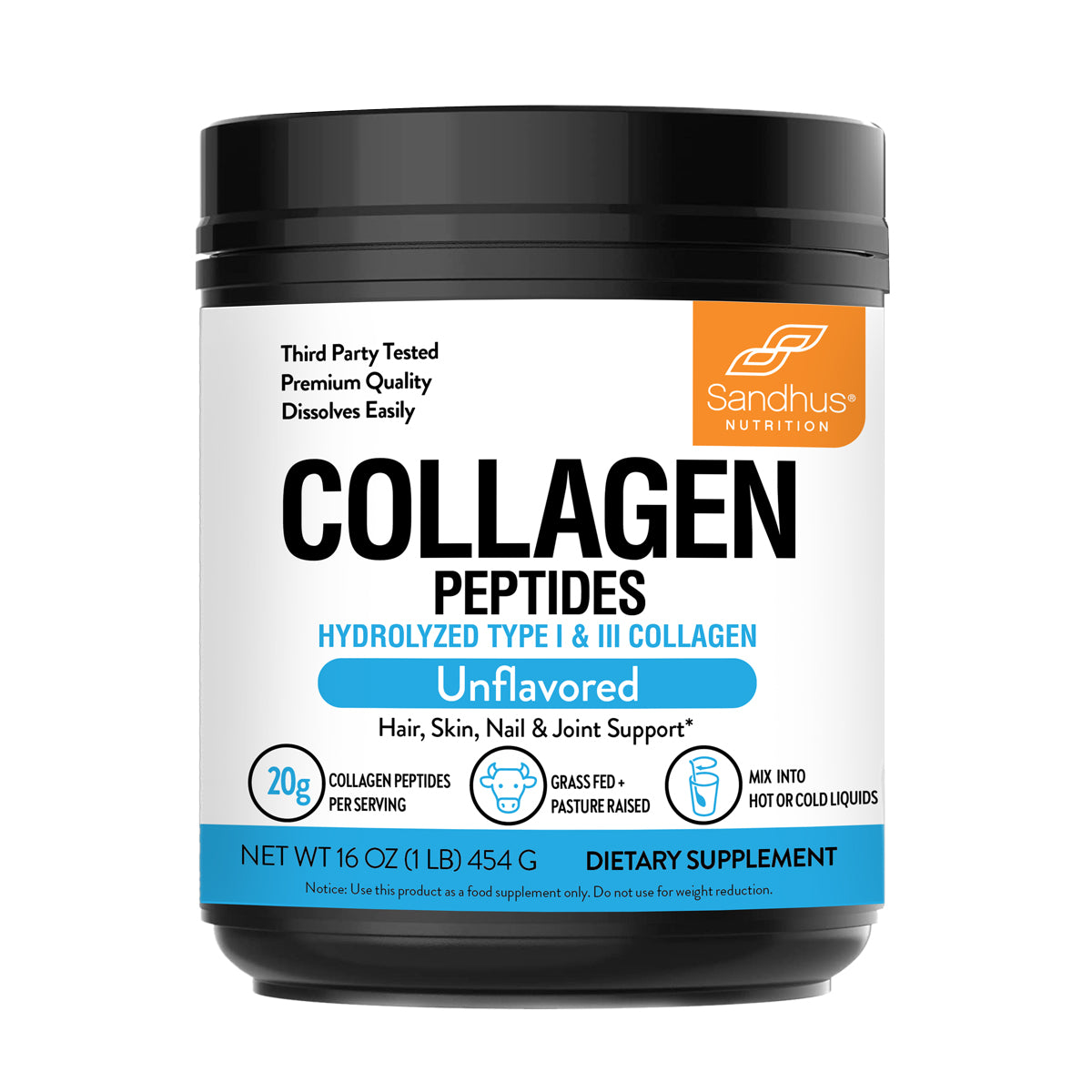 Collagen Peptides Powder 1 LBS