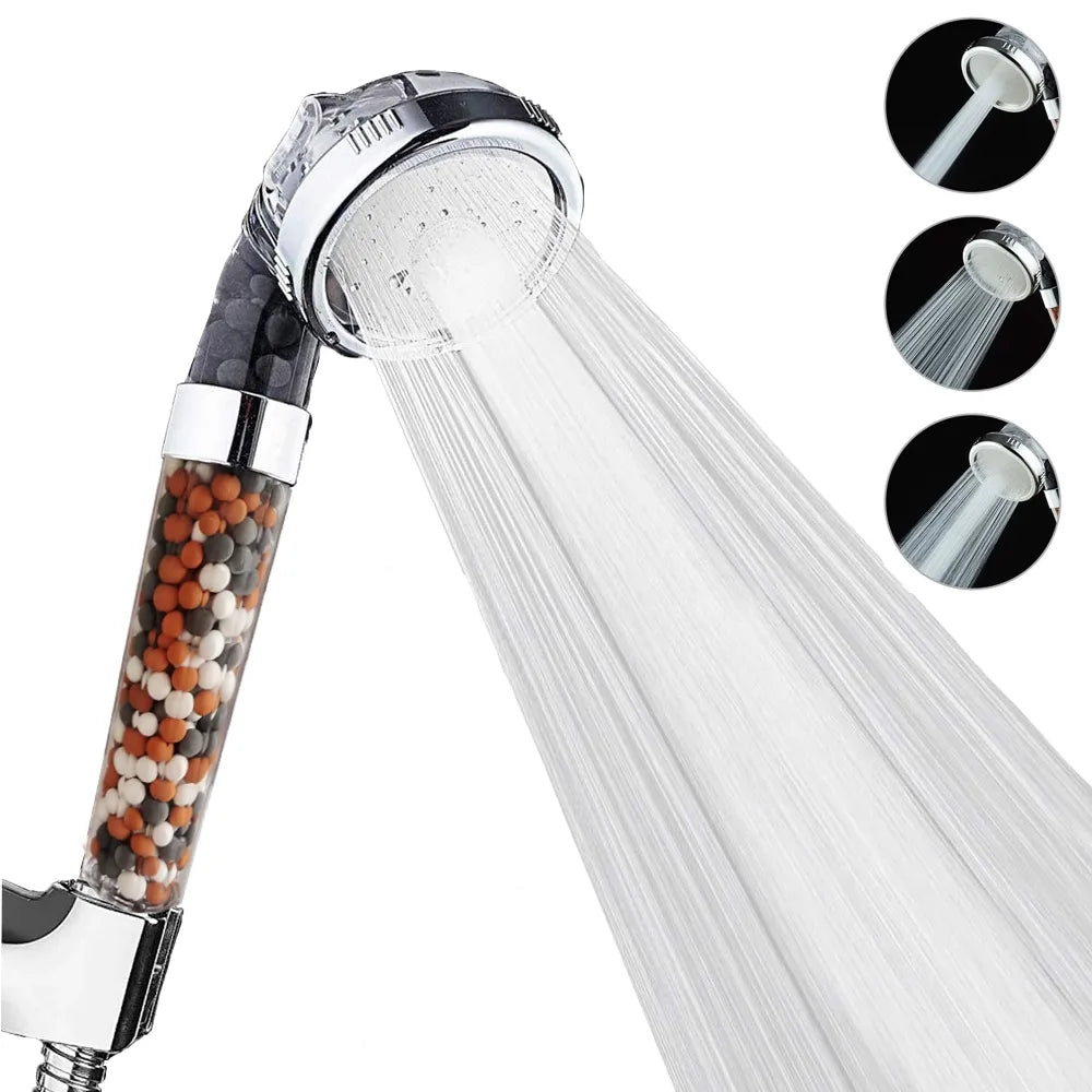 3 Functions High Pressure SPA Shower Head