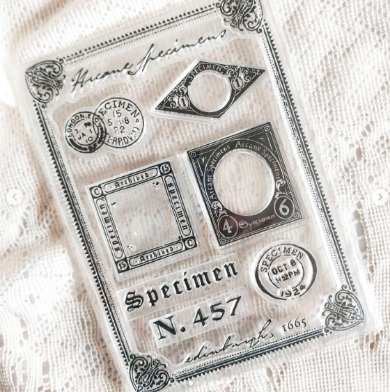 Specimen clear stamp set