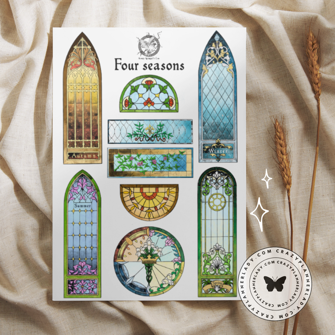 Seasons - Premium sticker sheet