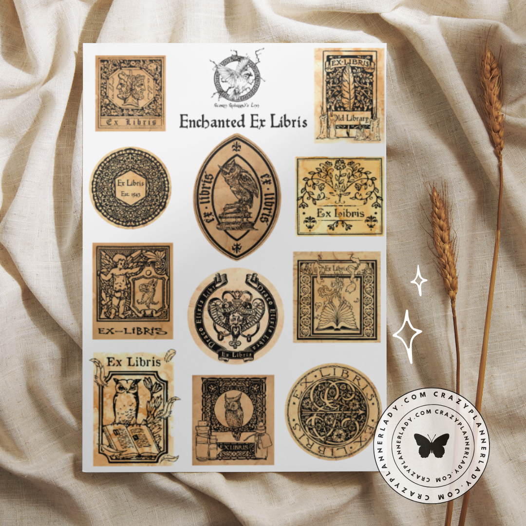 Ex libris - Premium sticker sheet